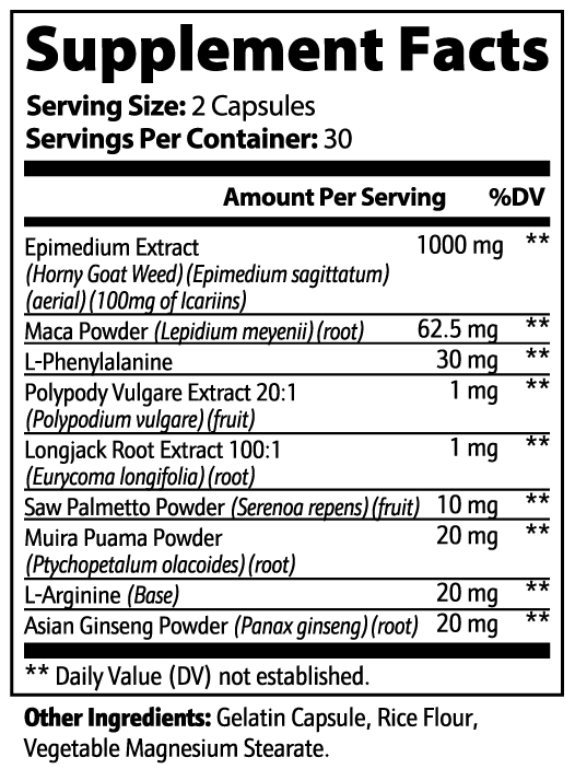 Epimedium Herbal Blend